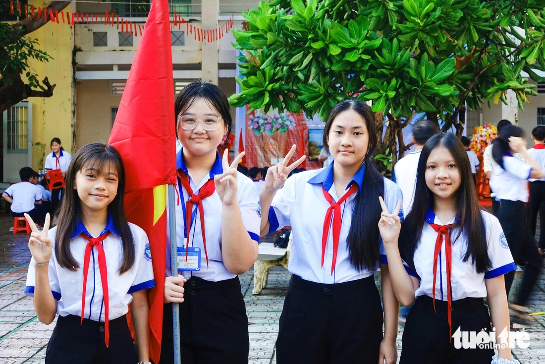 Sáng nay, thầy trò cả nước đón lễ khai giảng đặc biệt - Ảnh 14. lễ khai giảng - Ảnh 21.