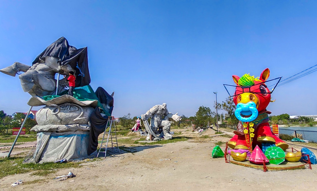 Đúc ngựa khổng lồ đón Tết, 9X Bắc Ninh mong đấu giá linh vật để sẻ chia mùa xuân - Ảnh 4.