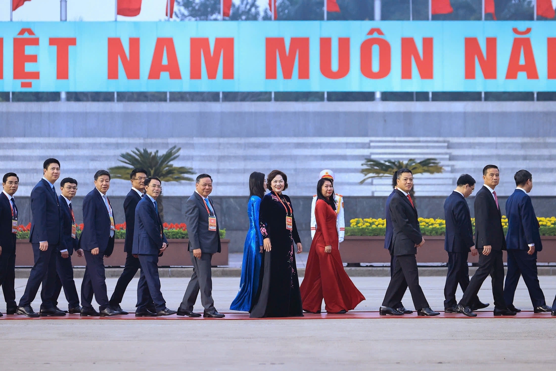 Những khoảnh khắc tại phiên trù bị Đại hội đại biểu toàn quốc lần thứ XIV của Đảng - Ảnh 7.