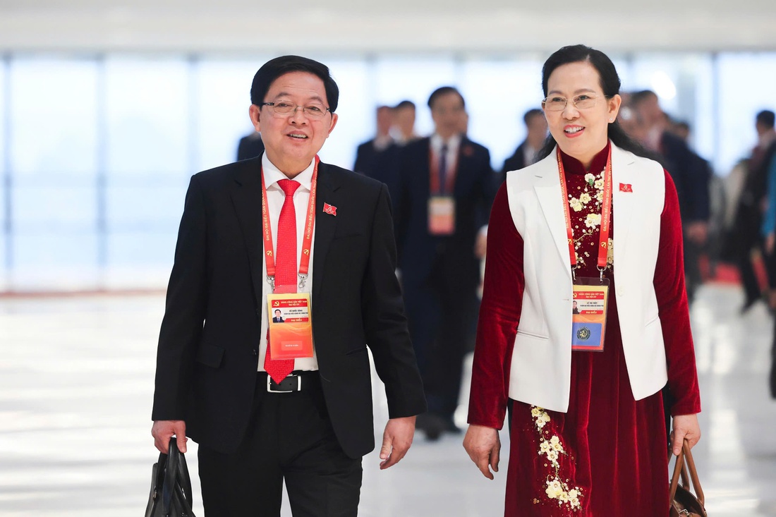 Lãnh đạo Đảng, Nhà nước và các đại biểu đến dự phiên trù bị Đại hội Đảng XIV - Ảnh 5.