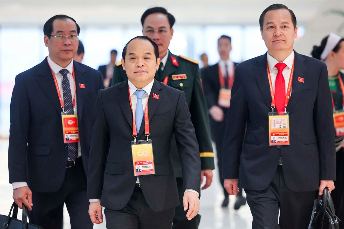 Lãnh đạo Đảng, Nhà nước và các đại biểu đến dự phiên trù bị Đại hội Đảng XIV - Ảnh 12.