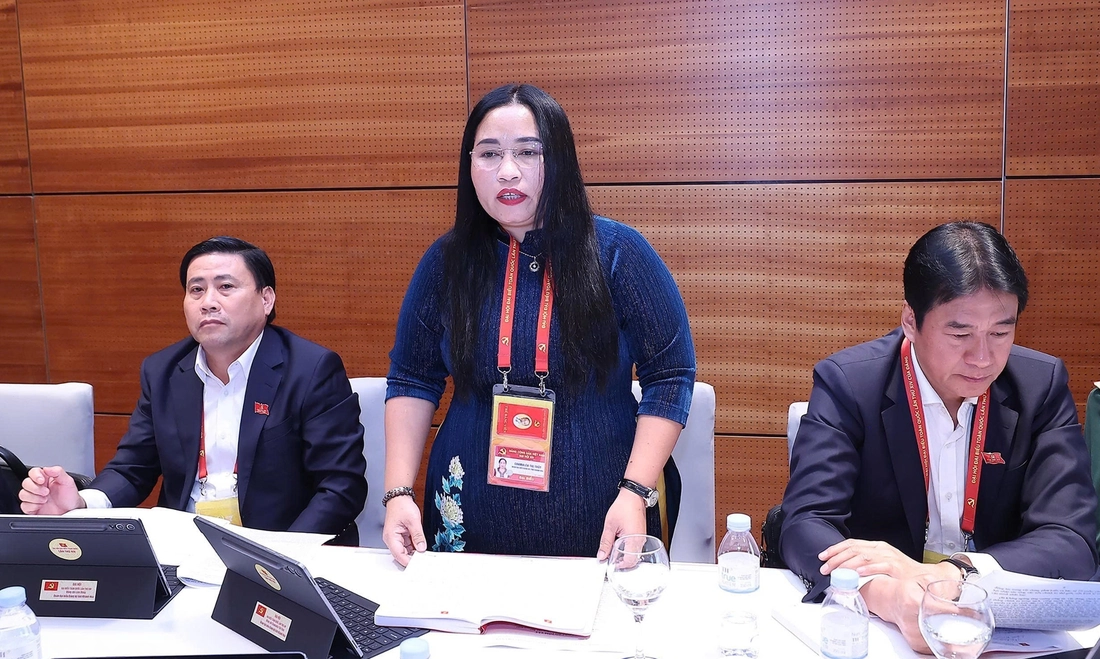 Đại hội XIV của Đảng: Đại biểu thảo luận các văn kiện Đại hội tại đoàn - Ảnh 16.