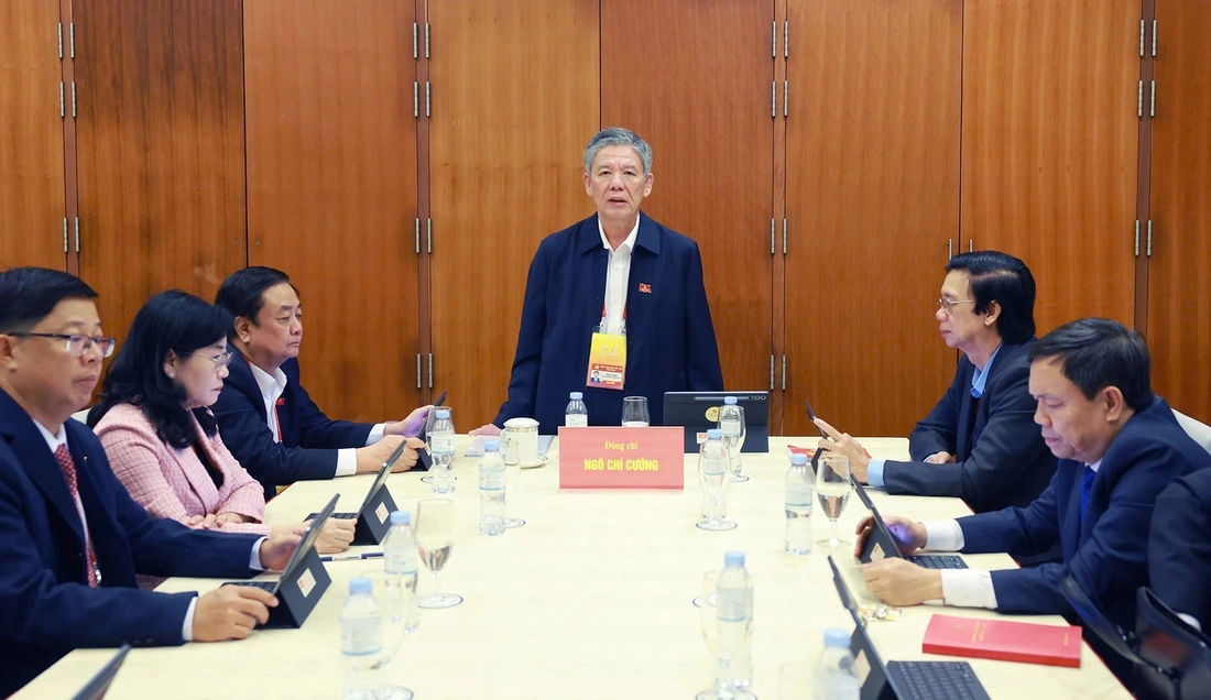 Đại hội XIV của Đảng: Đại biểu thảo luận các văn kiện Đại hội tại đoàn - Ảnh 19.