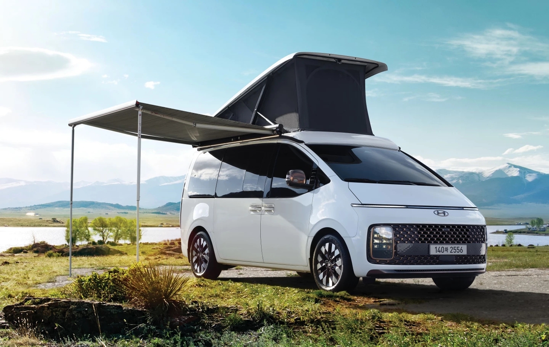 Nhà di động điện Hyundai cùng cỡ Kia Carnival, chạy 400km/sạc, thiết kế như phi thuyền không gian - Ảnh 2.