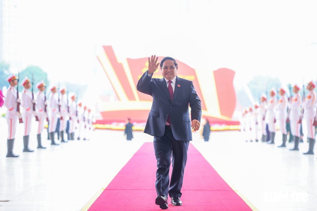 Những hình ảnh ấn tượng tại phiên bế mạc Đại hội Đảng XIV - Ảnh 3.