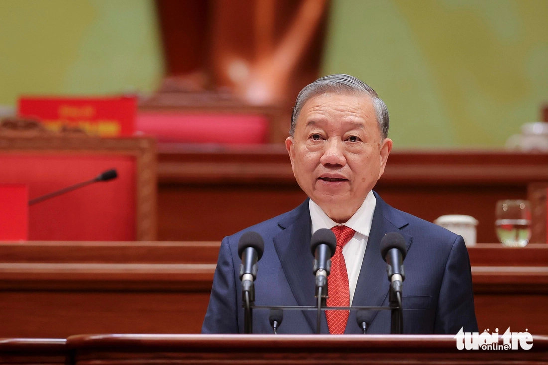 Những hình ảnh ấn tượng tại phiên bế mạc Đại hội Đảng XIV - Ảnh 11.