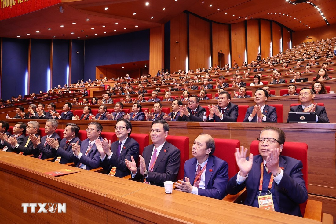 Bế mạc Đại hội XIV của Đảng - Ảnh 8.