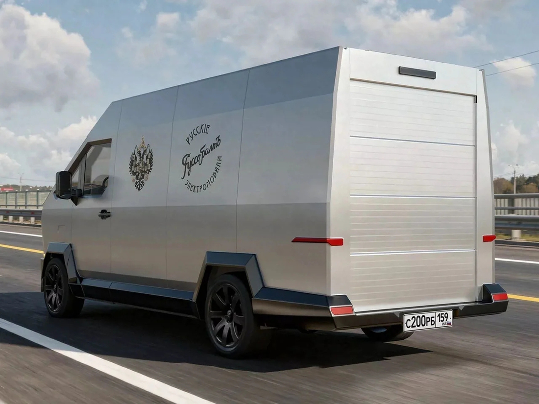 Xe điện Nga 'nhái' Tesla Cybertruck: Chạy 400km/sạc, cửa cuốn, bảo hành thân vỏ 100 năm - Ảnh 8.