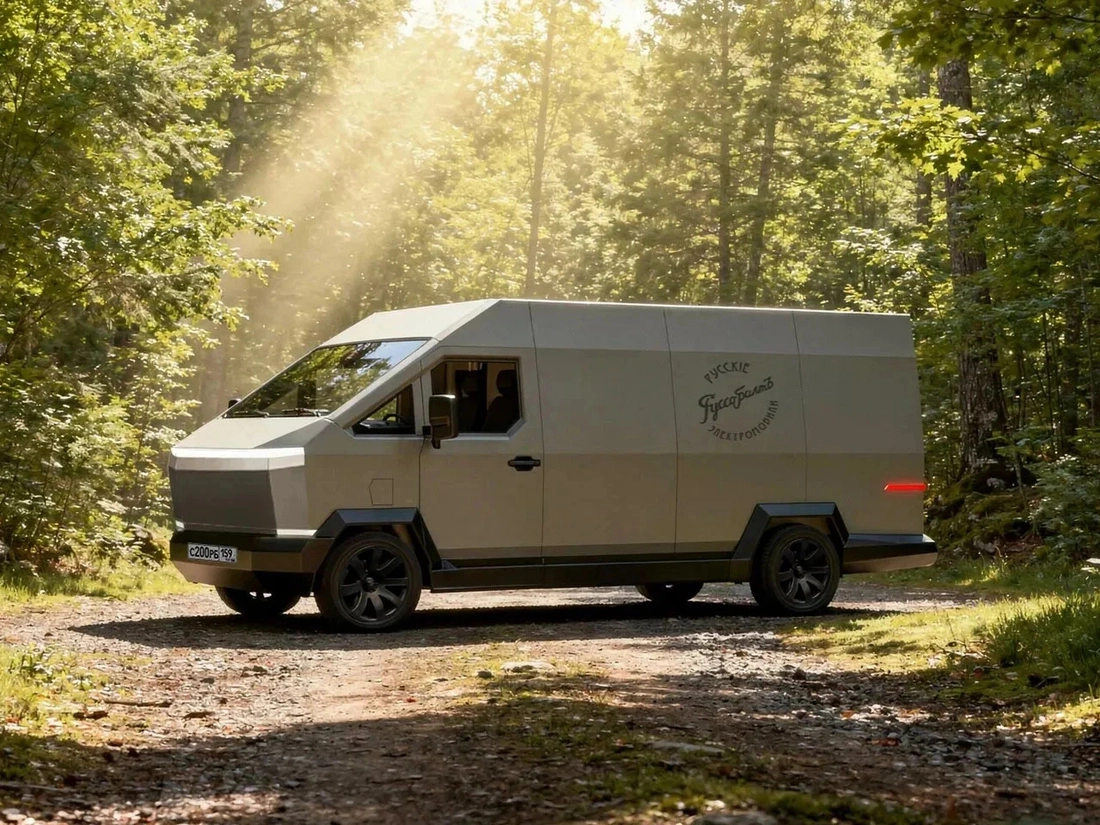 Xe điện Nga 'nhái' Tesla Cybertruck: Chạy 400km/sạc, cửa cuốn, bảo hành thân vỏ 100 năm - Ảnh 6.