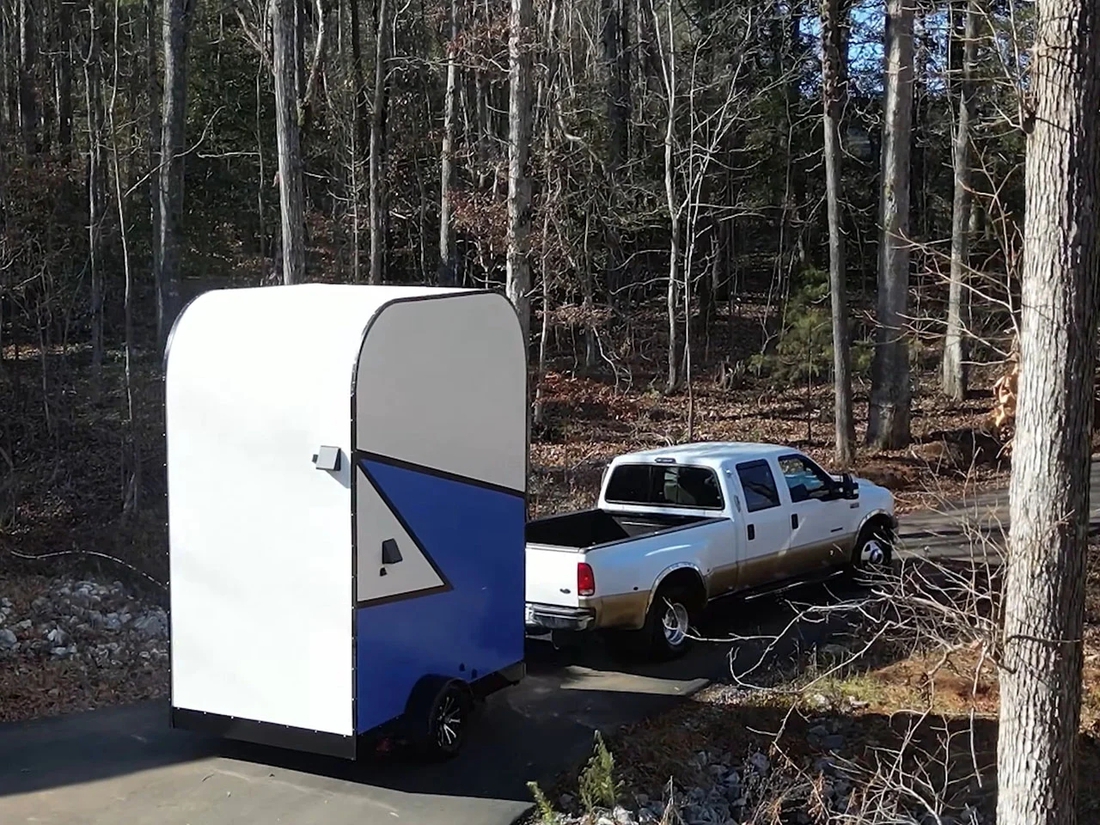 Nhà di động thiết kế chưa từng có: Nhỏ nhưng 3 tầng, vẫn có phòng tắm - Ảnh 10.