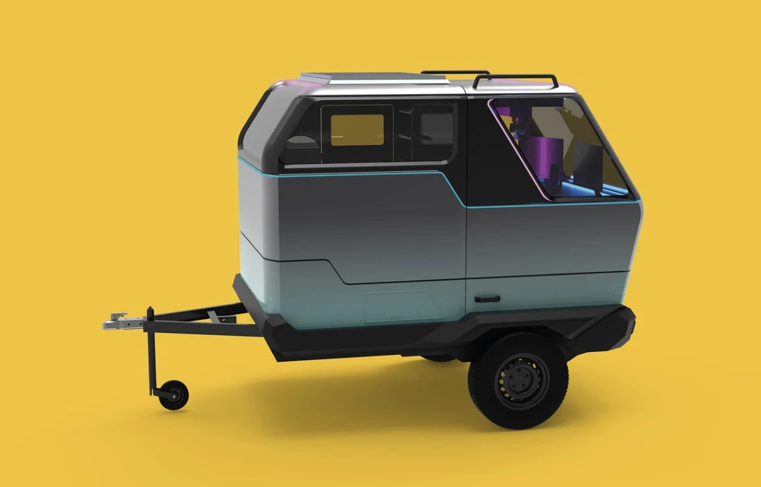 Nhà di động độc đáo có thể nâng từ 1 tầng lên 2, vừa làm nơi ở vừa làm studio quay phim cùng lúc - Ảnh 10.