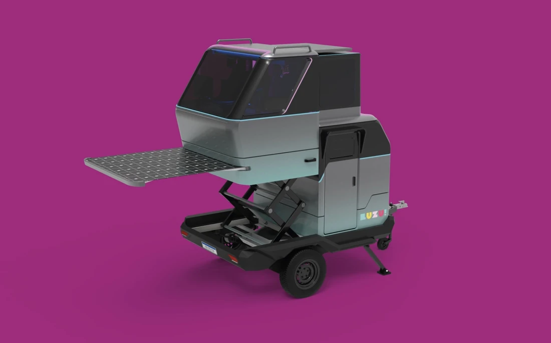 Nhà di động độc đáo có thể nâng từ 1 tầng lên 2, vừa làm nơi ở vừa làm studio quay phim cùng lúc - Ảnh 5.