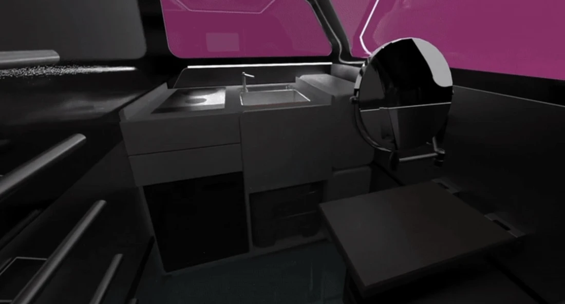 Nhà di động độc đáo có thể nâng từ 1 tầng lên 2, vừa làm nơi ở vừa làm studio quay phim cùng lúc - Ảnh 8.