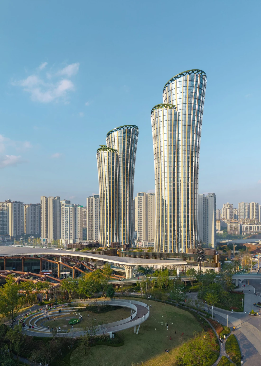 Ra mắt khu đô thị lấy cảm hứng từ rừng tre ở Thiên Tân - Ảnh 11.