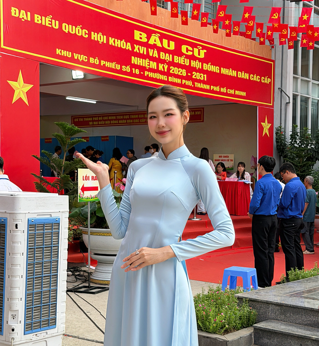 Bảo Ngọc, Thanh Thủy cùng nhiều nghệ sĩ đi bầu cử đại biểu Quốc hội và HĐND nhiệm kỳ 2026-2031 - Ảnh 2. bầu cử - Ảnh 5.