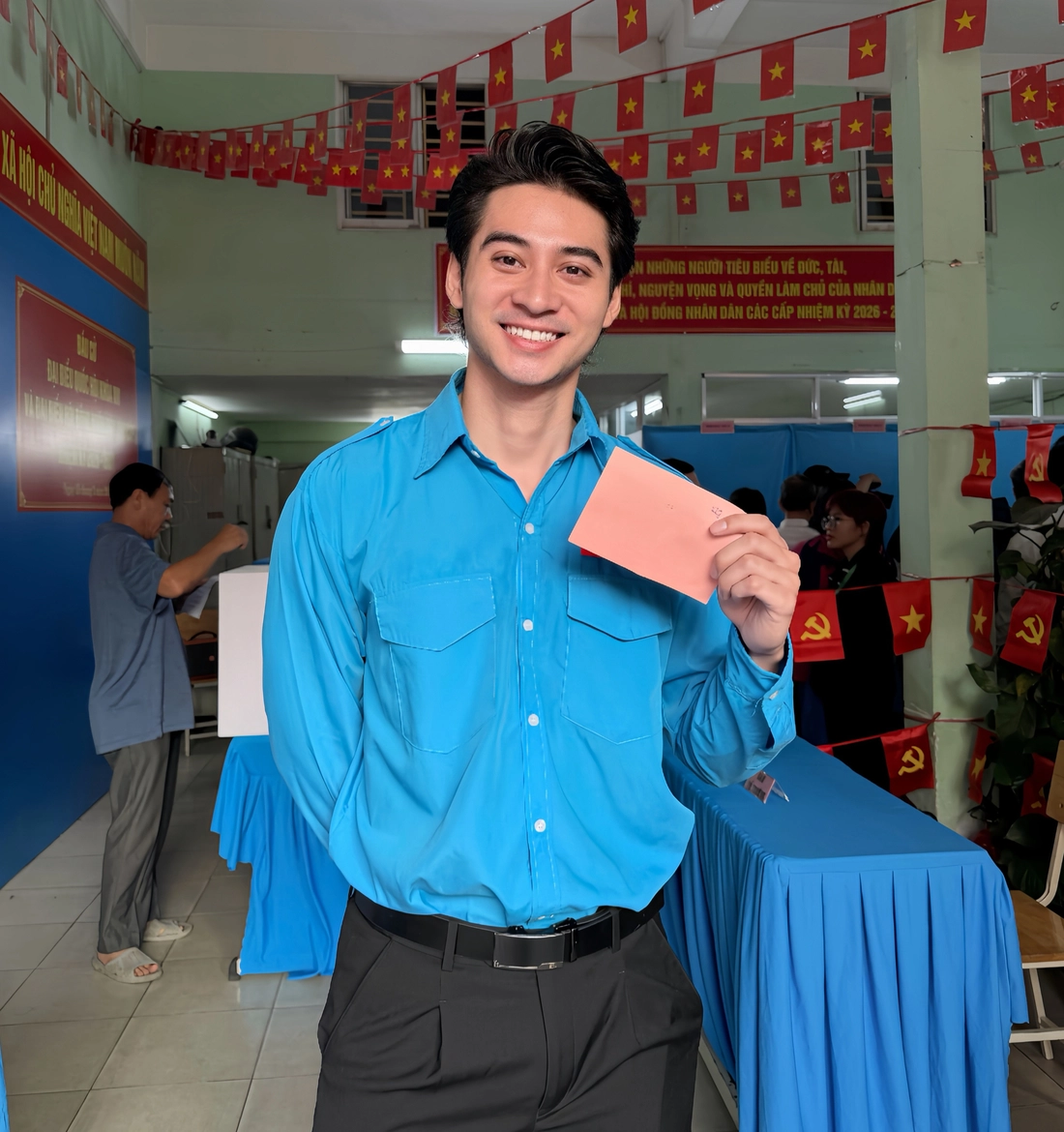 Bảo Ngọc, Thanh Thủy cùng nhiều nghệ sĩ đi bầu cử đại biểu Quốc hội và HĐND nhiệm kỳ 2026-2031 - Ảnh 8. bầu cử - Ảnh 10.