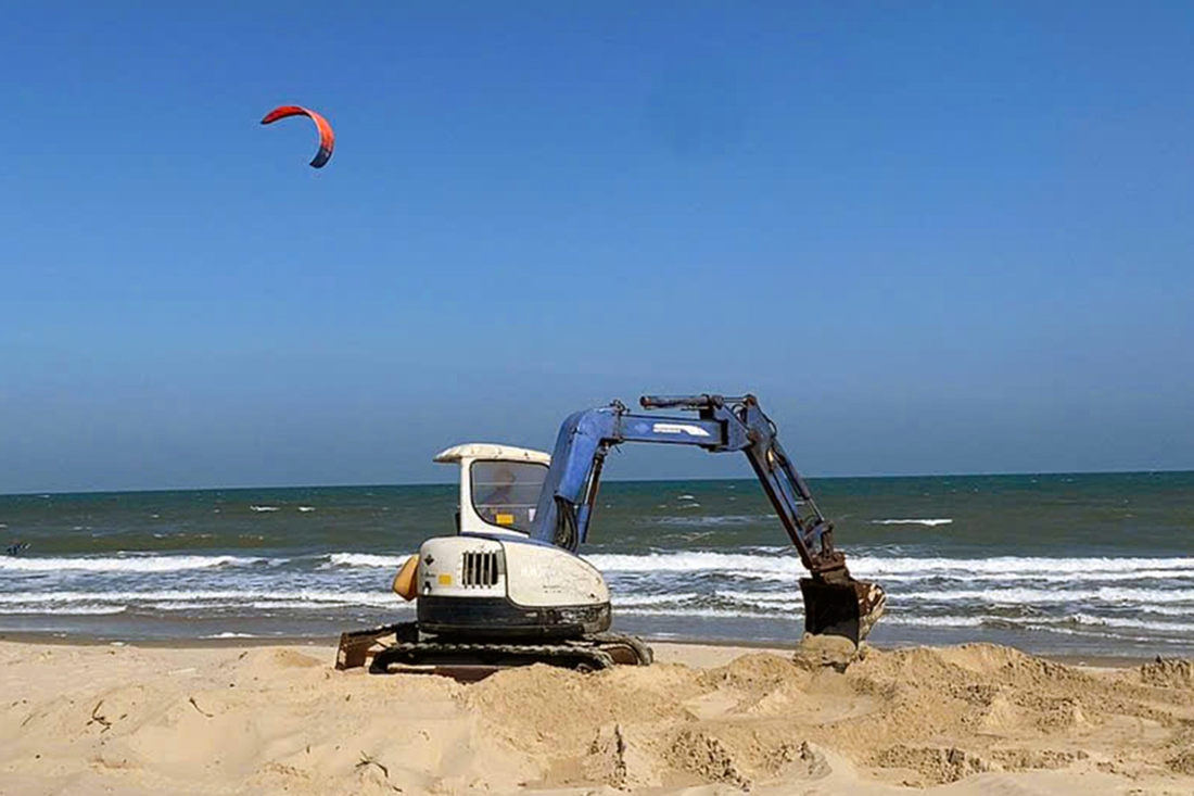 Cơ bản kiểm soát tình trạng cát bay bồi lấp công viên nghìn tỉ ở Vũng Tàu - Ảnh 8.