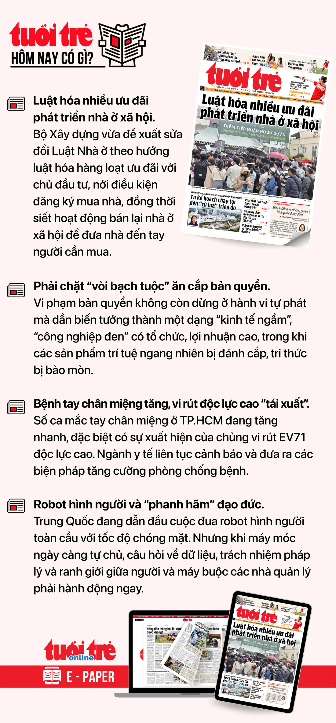 Tin tức sáng 27-3: Đề xuất hỗ trợ tối đa 50 triệu đồng/khu dân cư lắp thiết bị luyện tập thể thao - Ảnh 4.