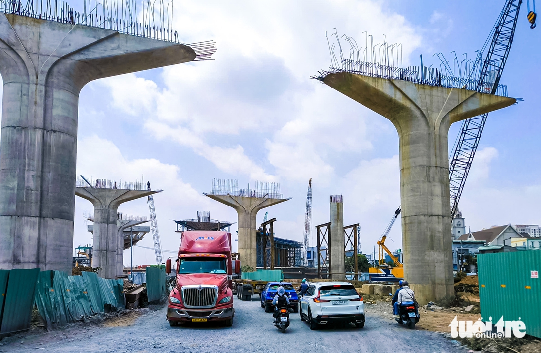 Ngày đêm trên công trường vành đai 3 TP.HCM: 14,7km cầu cạn đã hiện rõ - Ảnh 13.