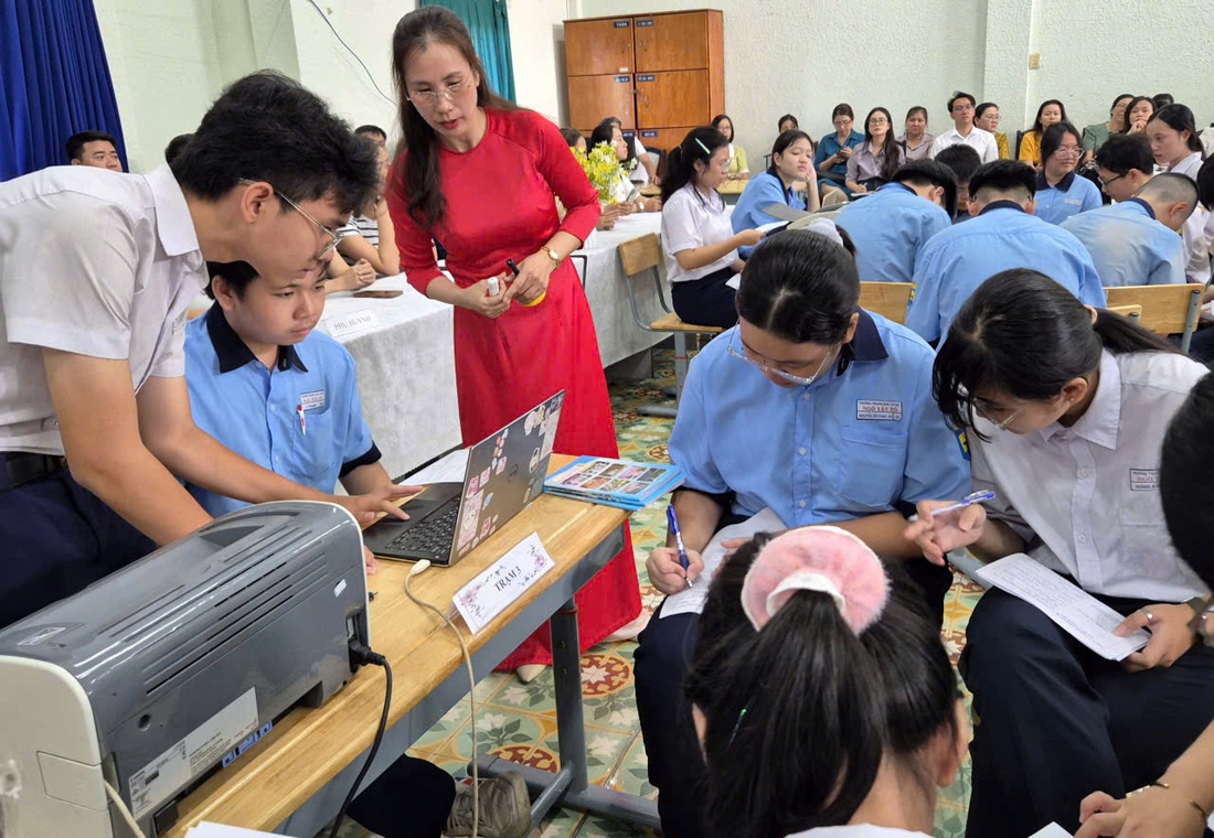 Đổi mới tiết học, nâng cao năng lực số cho học sinh - Ảnh 1.