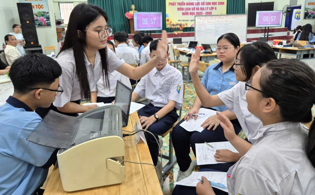 Đổi mới tiết học, nâng cao năng lực số cho học sinh - Ảnh 4.