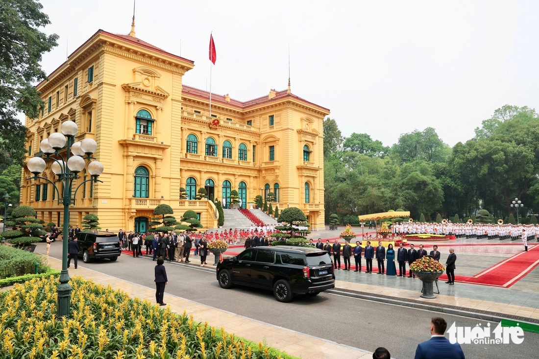 Thủ tướng Lê Minh Hưng chủ trì lễ đón chính thức Thủ tướng Slovakia Robert Fico - Ảnh 6.