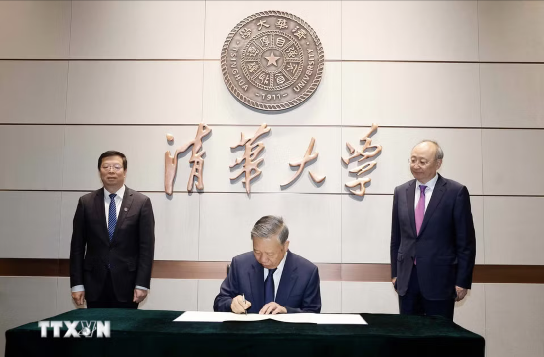 Tổng Bí thư, Chủ tịch nước Tô Lâm phát biểu chính sách tại Đại học Thanh Hoa - Ảnh 5.