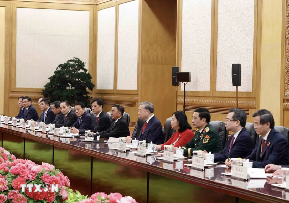 Tổng Bí thư, Chủ tịch nước Tô Lâm hội đàm với Tổng Bí thư, Chủ tịch nước Trung Quốc Tập Cận Bình - Ảnh 2.