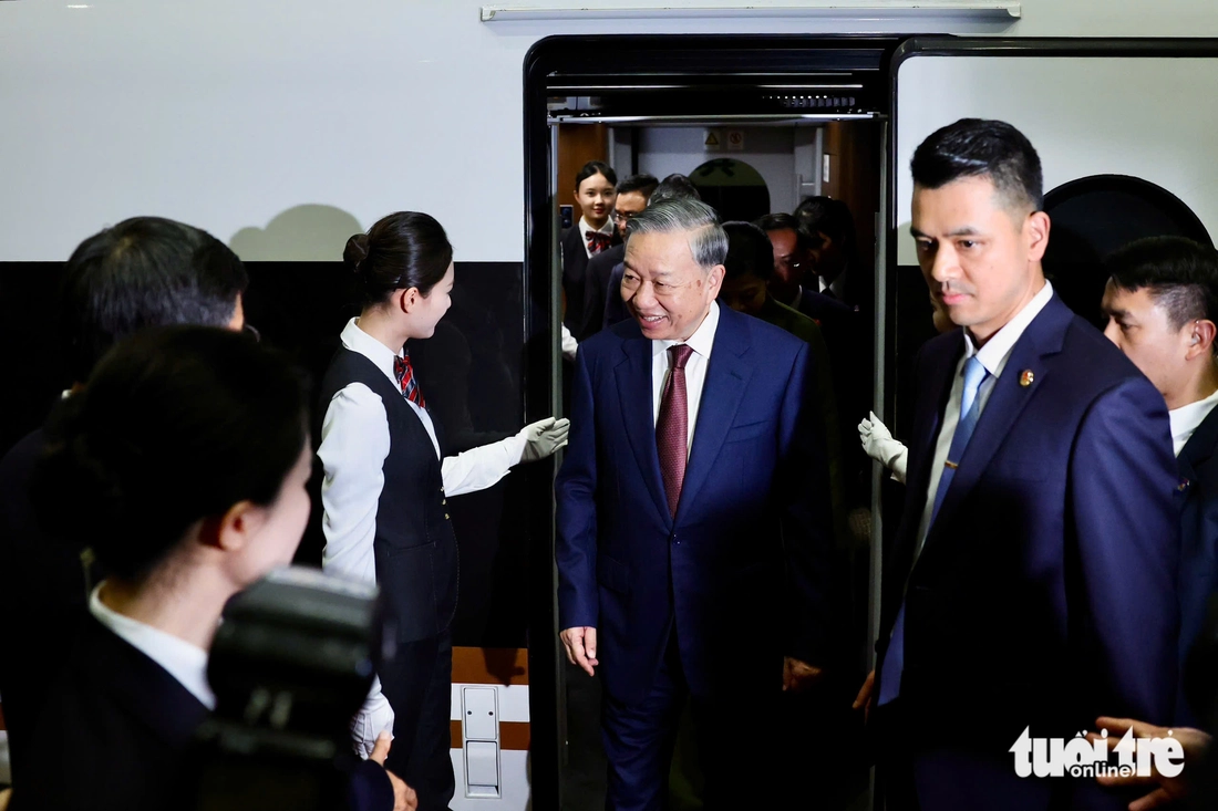 Tổng Bí thư, Chủ tịch nước Tô Lâm đến Nam Ninh, Trung Quốc - Ảnh 3.