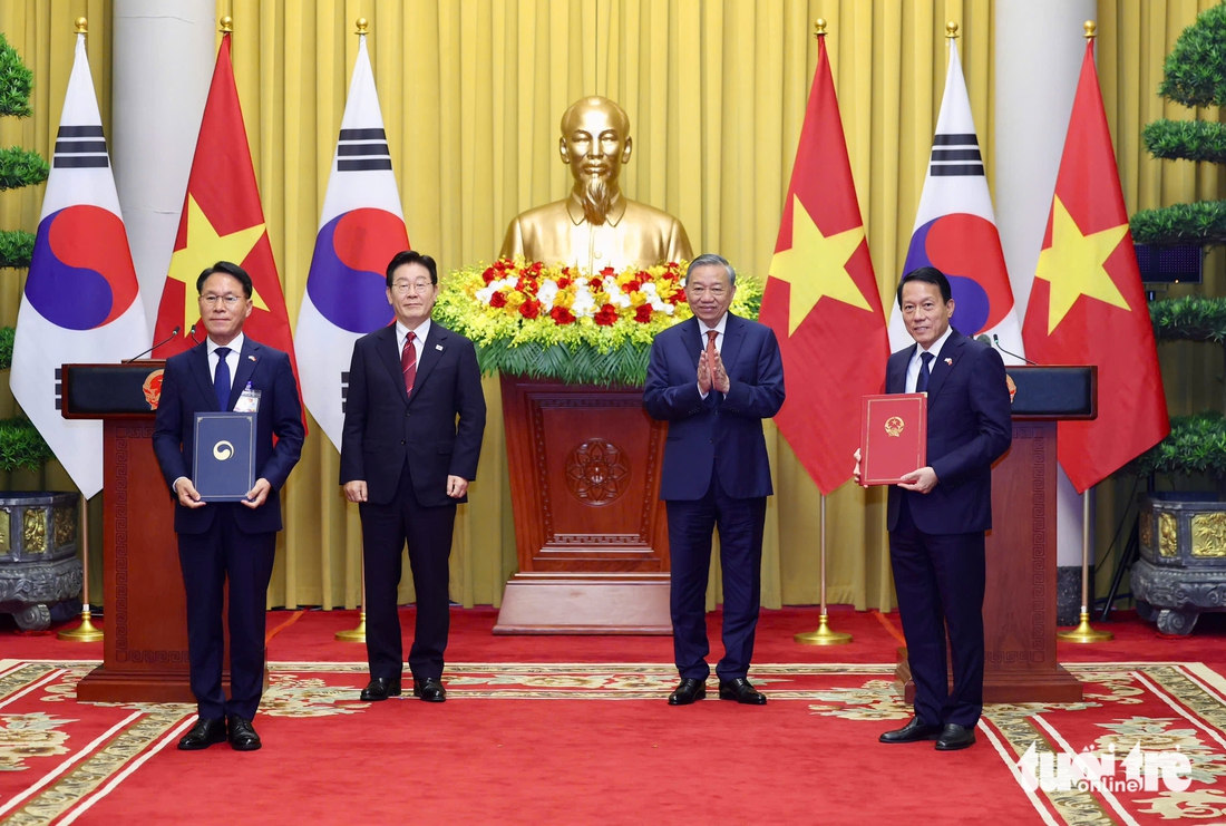 Việt Nam và Hàn Quốc trao nhiều văn kiện hợp tác, có cả điện hạt nhân - Ảnh 5.