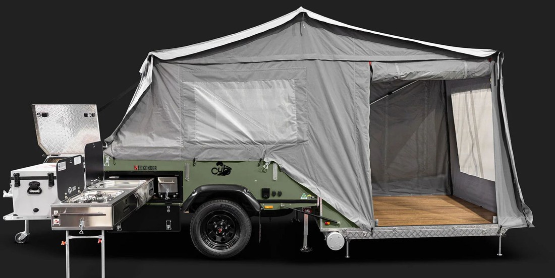 Nhà di động chỉ dài như xe máy, 'nở' ra gấp đôi khi dựng trại, giá ngang Mitsubishi Xforce - Ảnh 7.