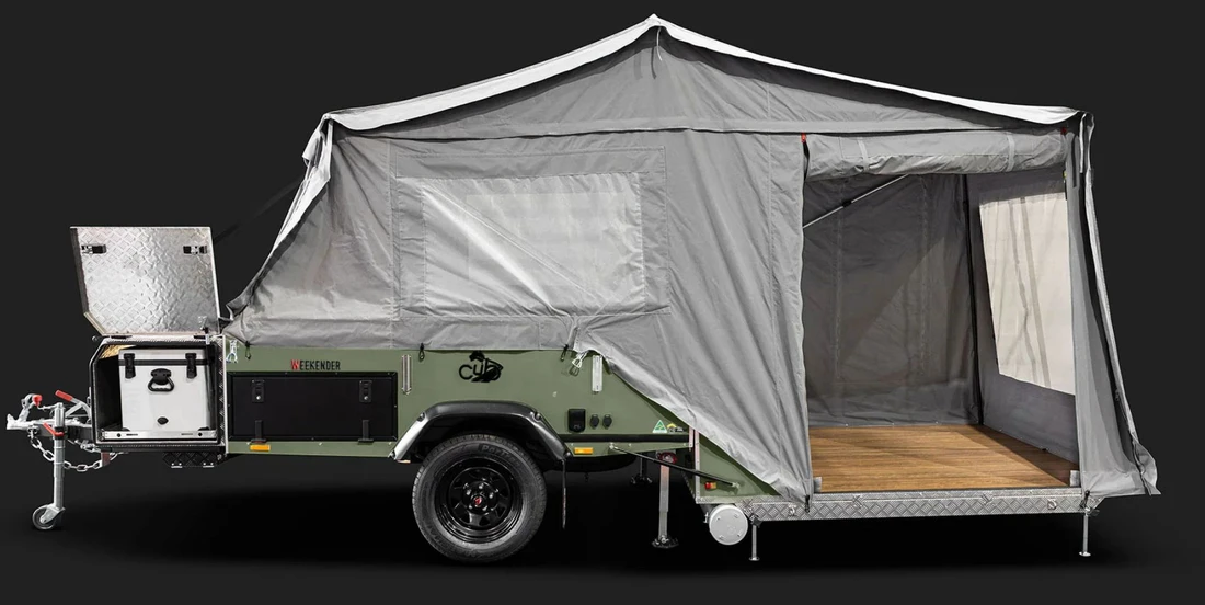 Nhà di động chỉ dài như xe máy, 'nở' ra gấp đôi khi dựng trại, giá ngang Mitsubishi Xforce - Ảnh 3.