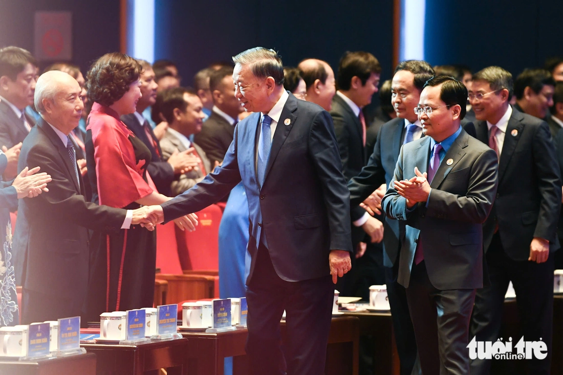 Tổng Bí thư, Chủ tịch nước Tô Lâm và nhiều lãnh đạo dự Đại hội XIV Công đoàn Việt Nam - Ảnh 6.