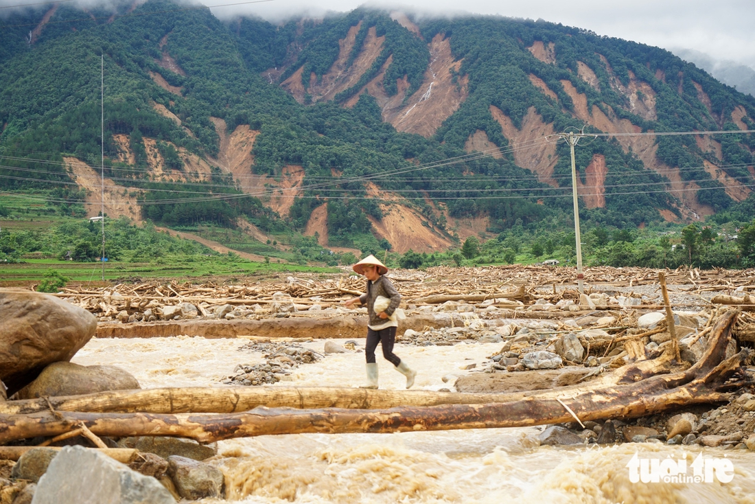 Toàn cảnh hiện trường lũ quét, sạt lở kinh hoàng ở Mường Than, Lai Châu - Ảnh 2.