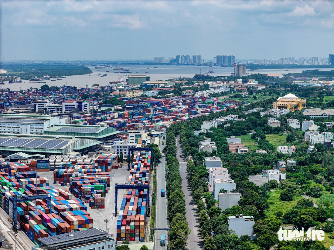 Đường liên cảng giải phóng áp lực container cho Võ Chí Công - Ảnh 6.