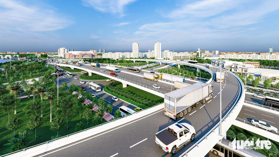 Nút giao Mỹ Thủy 4 tầng, 'van điều tiết' dòng xe cụm cảng Cát Lái TP.HCM - Ảnh 18.