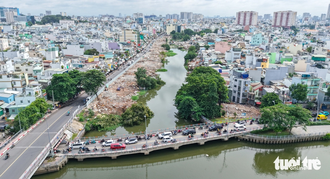 Toàn cảnh dự án rạch Xuyên Tâm sau khi bàn giao 100% mặt bằng - Ảnh 1.