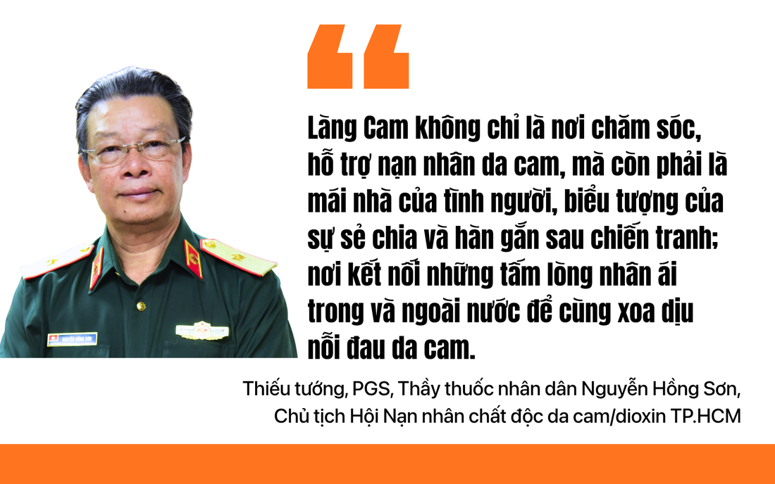 Thiếu tướng Nguyễn Hồng Sơn: Dự án Làng Cam là mơ ước, trăn trở của nạn nhân chất độc da cam - Ảnh 3.