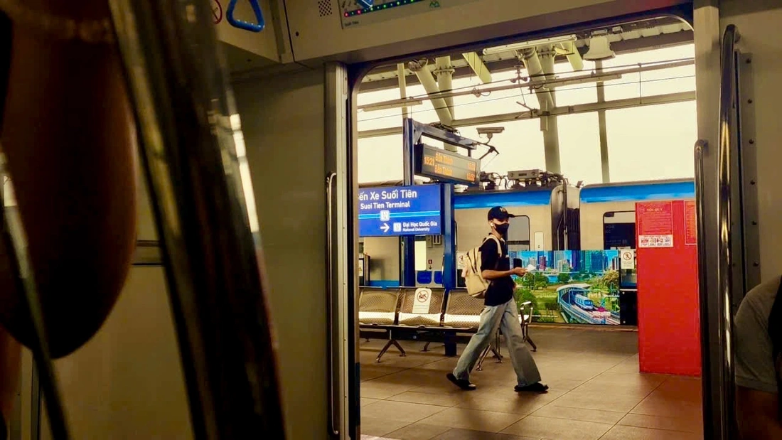 Hình ảnh đối lập về tuyến metro Bến Thành - Suối Tiên - Ảnh 3.