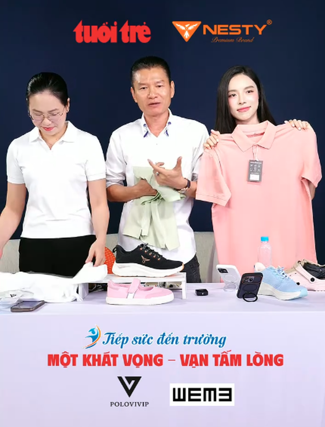 Bán 15.000 sản phẩm để Tiếp sức đến trường 2026: Ủng hộ quỹ gần 500 triệu, riêng Nesty tặng 350 triệu - Ảnh 2.