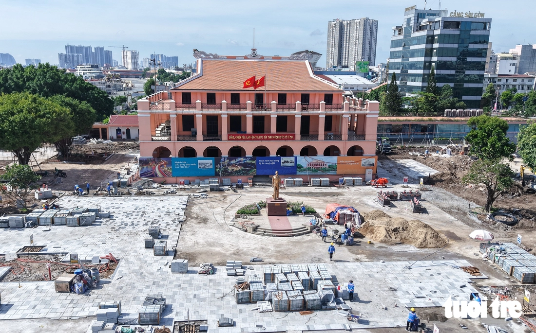 Bến Nhà Rồng chuyển biến sau 3 tháng khởi công, tạo đà đột phá hạ tầng ven sông Sài Gòn - Ảnh 2.