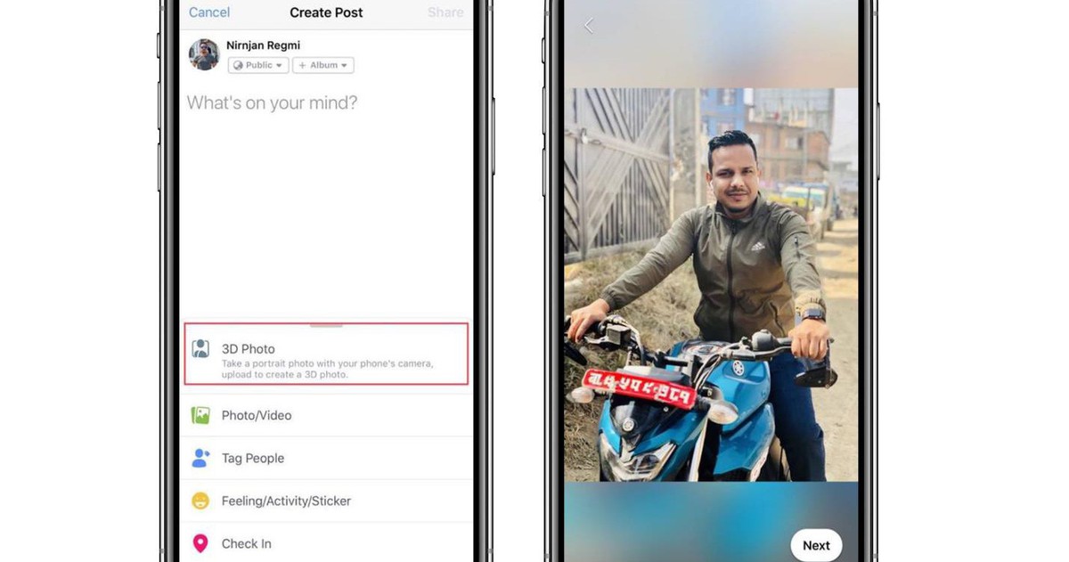 Cách chụp và chia sẻ ảnh 3D trên Facebook