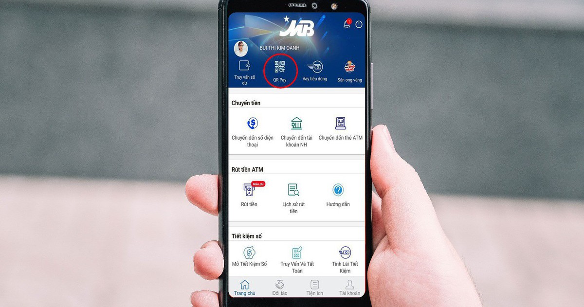 MB thêm tính năng QR Pay vào ứng dụng di động - Tuổi Trẻ Online