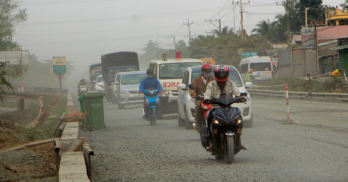 26 điểm ngập trên quốc lộ 1 về ĐBSCL