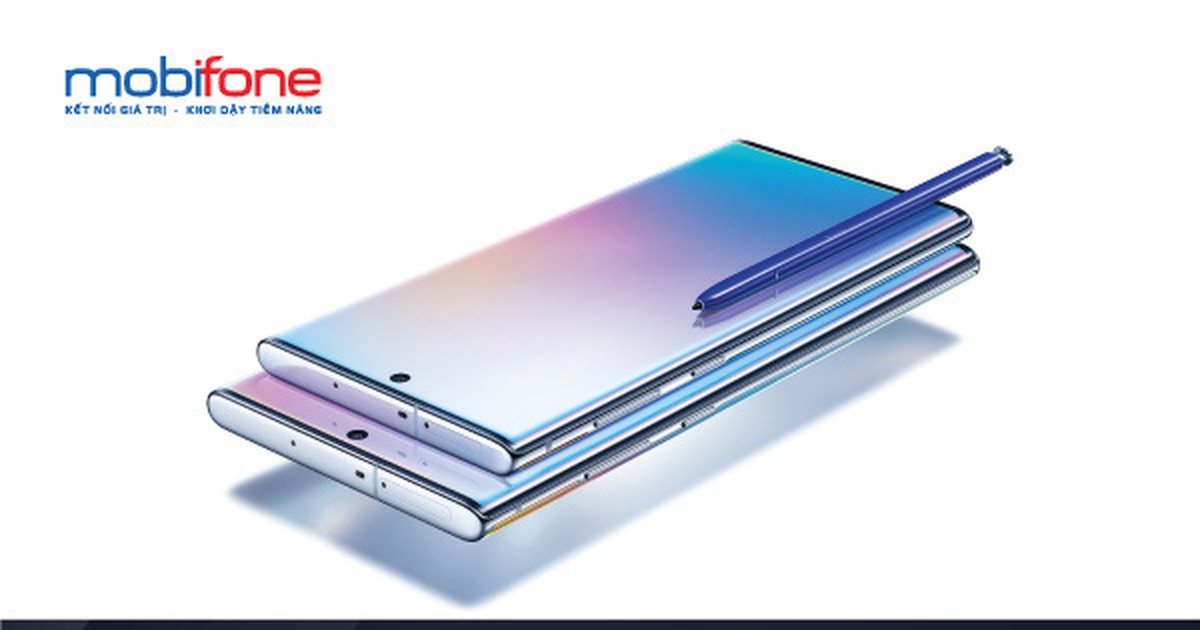 Ưu đãi hot khi mua Note 10, Note 10+ kèm gói cước của MobiFone