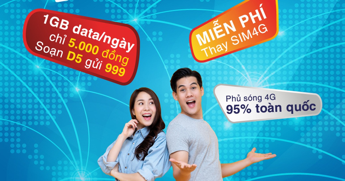 Nâng cấp điện thoại di động 4G giá hời cùng gói cước data siêu rẻ