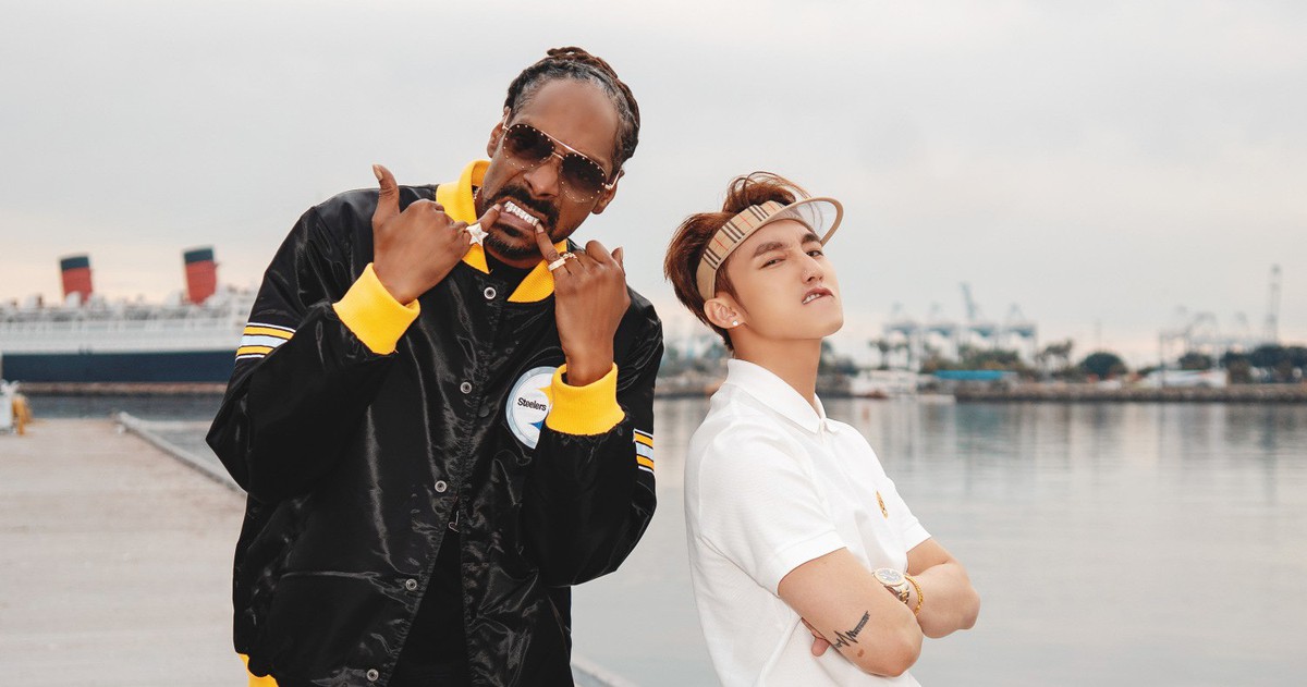 Sơn Tùng M-TP kết hợp Snoop Dogg trong 'Hãy trao cho anh'. Ảnh: Báo Tuổi Trẻ Online