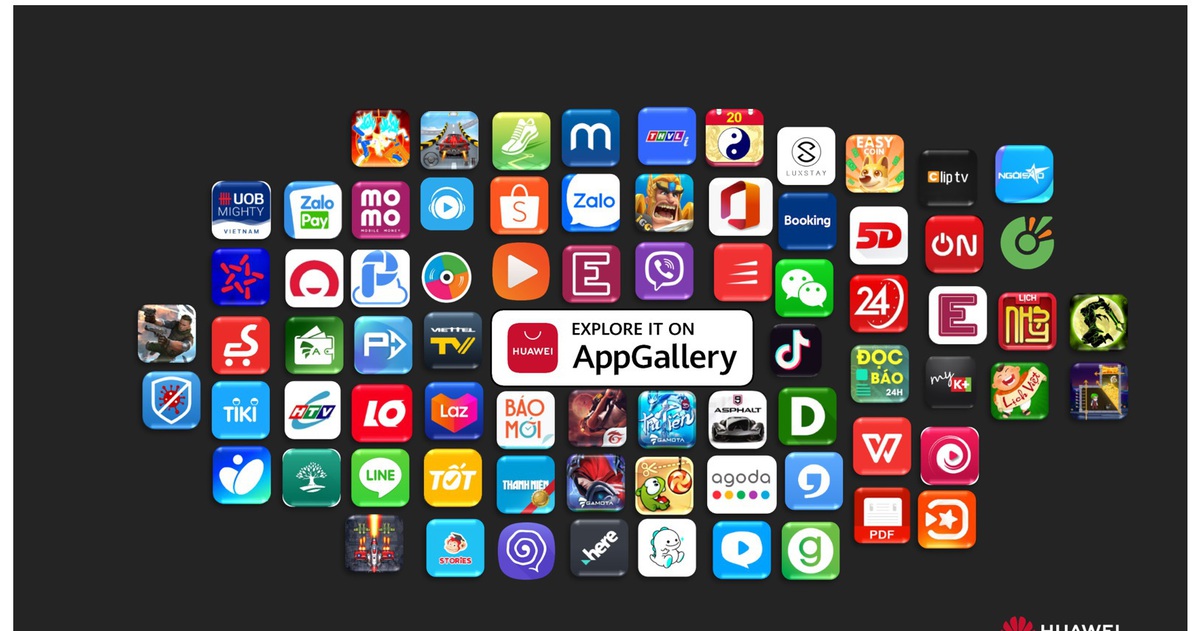 App phổ biến tại Việt Nam đều đã có trên Huawei AppGallery