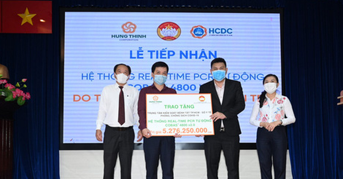 TP.HCM tiếp nhận máy xét nghiệm COVID-19 tự động cho kết quả sau 2,5 giờ