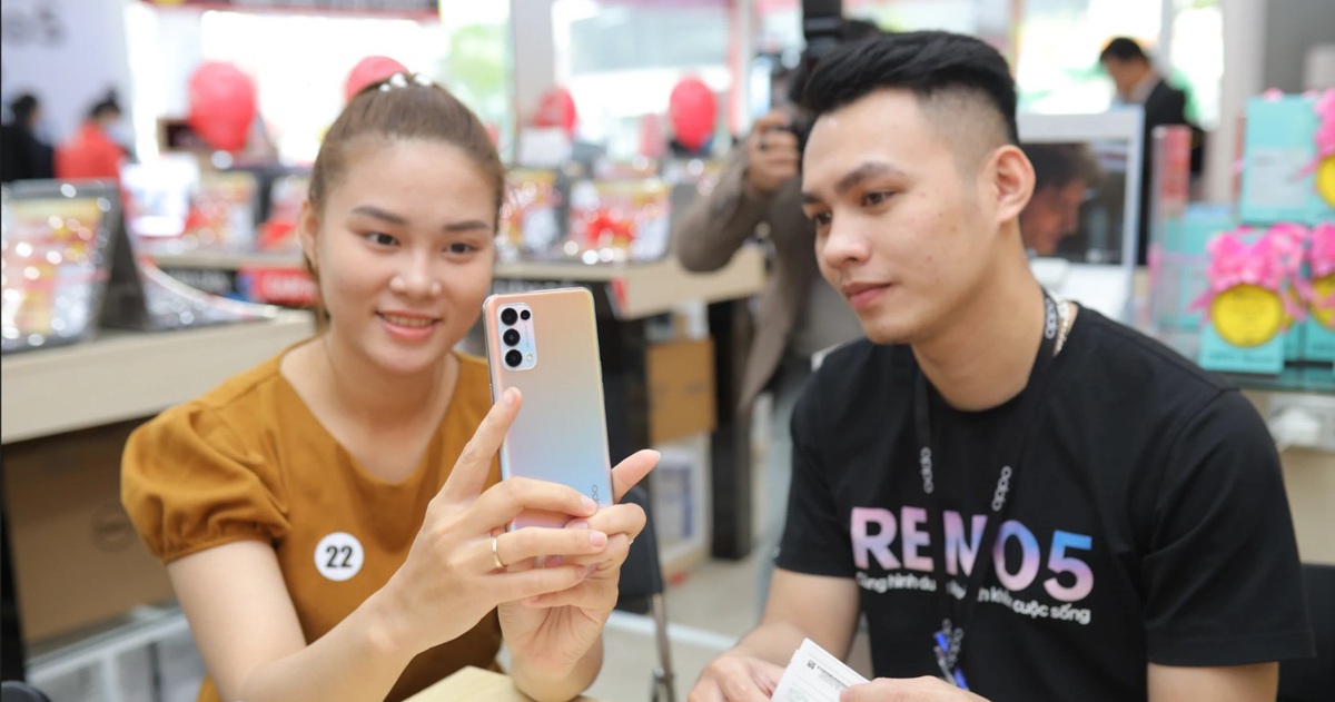 OPPO Reno5 xác lập kỷ lục mới về doanh số trong quý I-2021